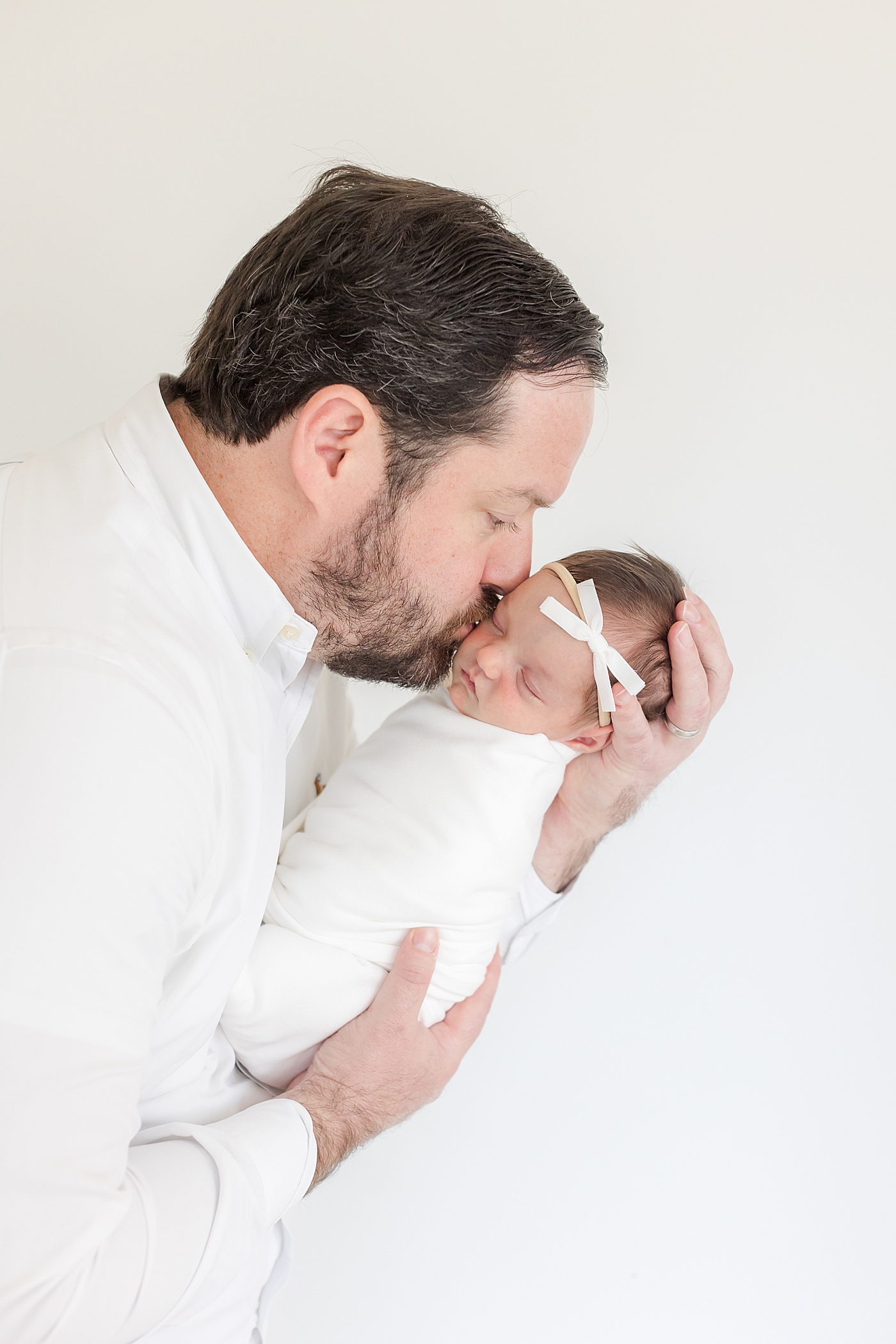 during their Studio newborn session with Family Photographer Emily Gerald in Arlington VA